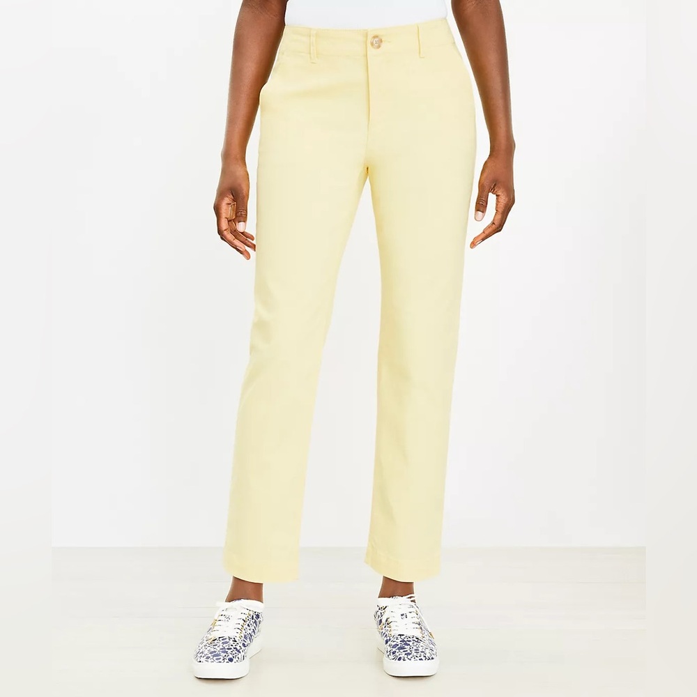 Sz 6P LOFT Petite Slim Monroe Chino Pants